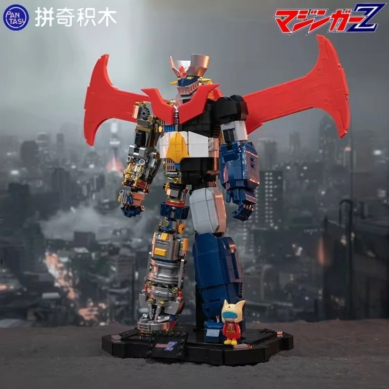 Pantasy Building Blocks Mazinger Z Semi Perspective Mecha Puzzle Assembly Model Desktop Collection Ornaments Toys Holiday Gifts - view 6