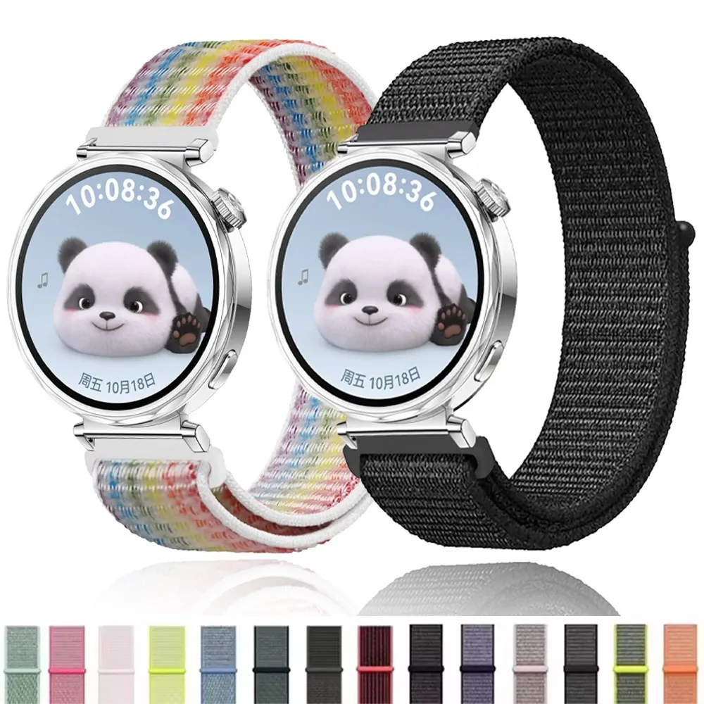 18mm Nylonband für Huawei Watch GT5/GT4 41mm Smartwatch Bequemes Armband für Huawei Watch GT5 Pro 42mm Zubehör Correa