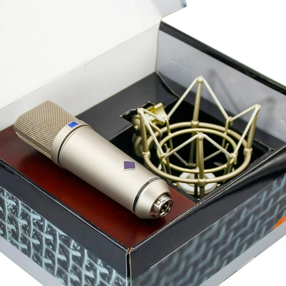 High-End Recording Studio for Live Streaming and Karaoke U 877 Professional Large Diaphragm Condenser Microphone