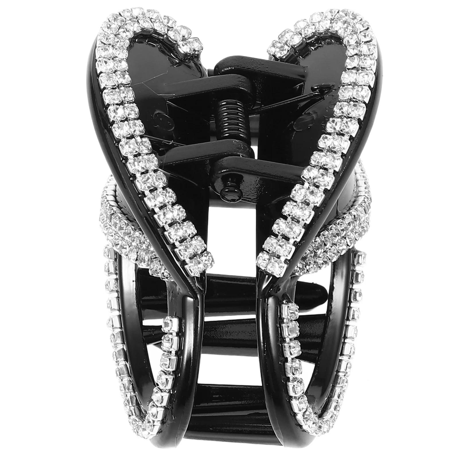 

1Pcs Premium Jaw Clip Rhinestone Decorated Hair Clip for Women Girls Simple Updo Tool Lightweight Smooth Edge Daily Wear