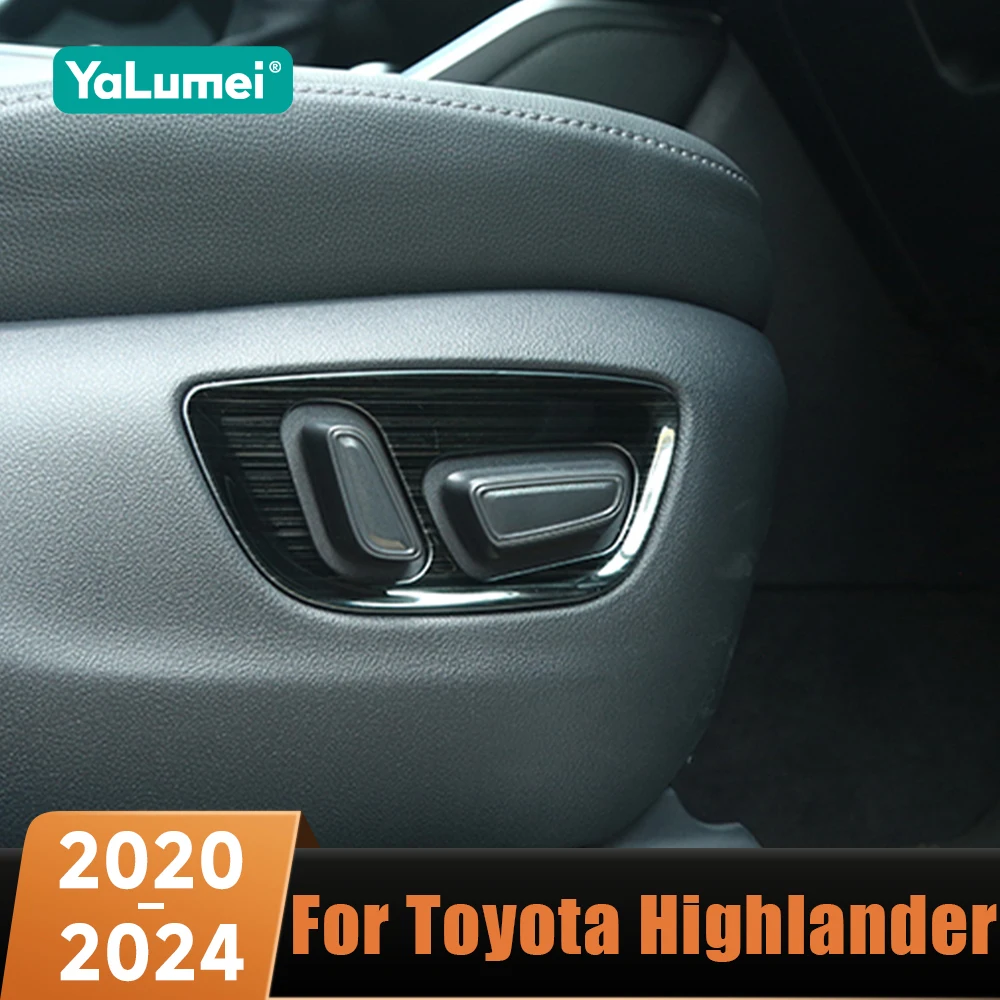 

Кнопка регулировки автомобильного сиденья, крышка переключателя, декоративная накладка для Toyota Highlander XU70 Kluger 2020 2021 2022 2023 2024