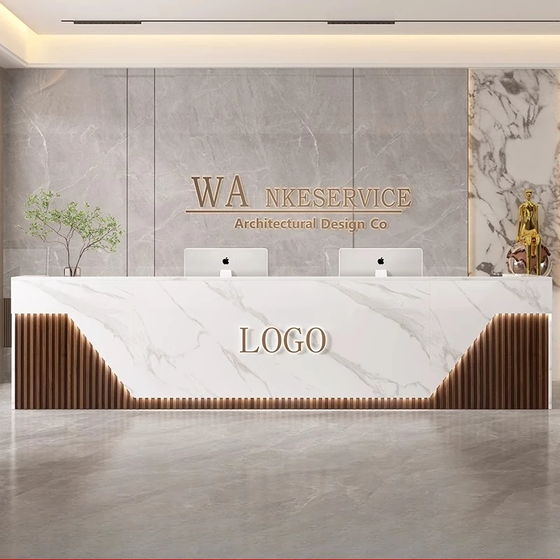 

Длинные органайзеры Стойки регистрации Дизайн компании Дисплей Представительские стойки регистрации отеля Современная коммерческая мебель Scrivania