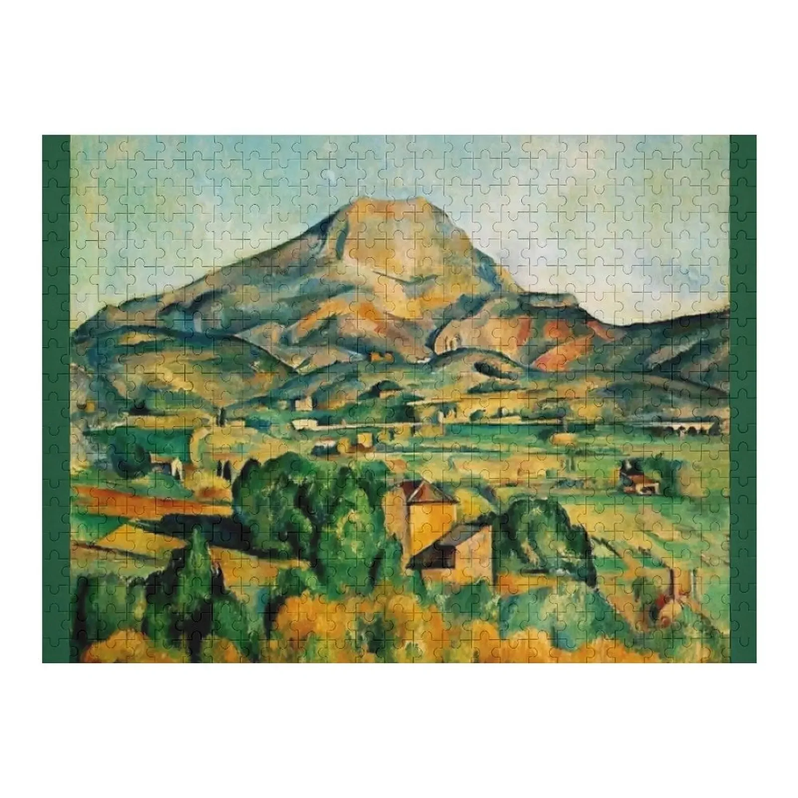 

Paul Cézanne - Mont Sainte Victoire Jigsaw Puzzle Personalised Toys Customized Gifts For Kids Wooden Boxes Puzzle