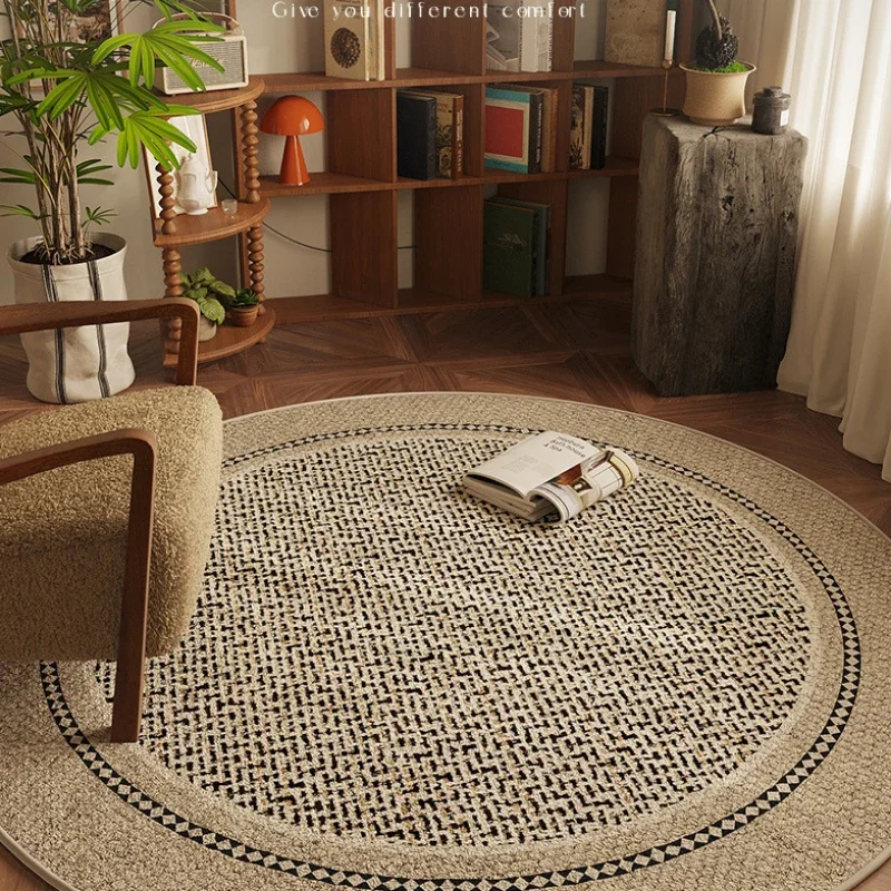 Carpets for living room Round sofa rug Study Polypropylene fiber mat Antiskid Chair cushion bedroom carpets Area rugs room decor