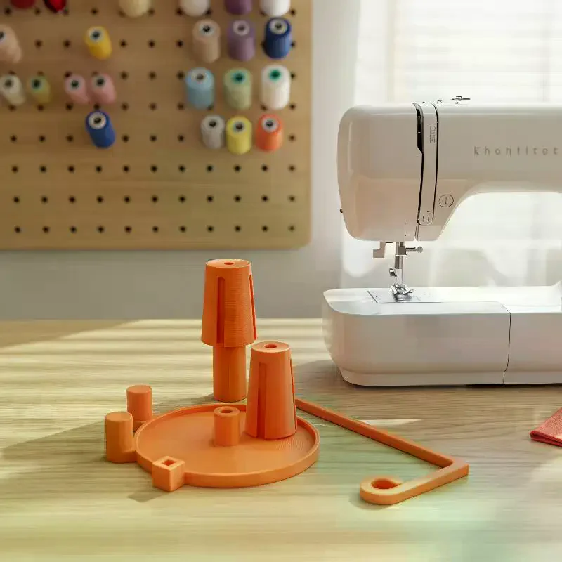 Sewing Machine Single Spool Thread Stand Easy to Assemble Stable Base for Home Sewing DIY Crafts Embroidery Quilting Projects