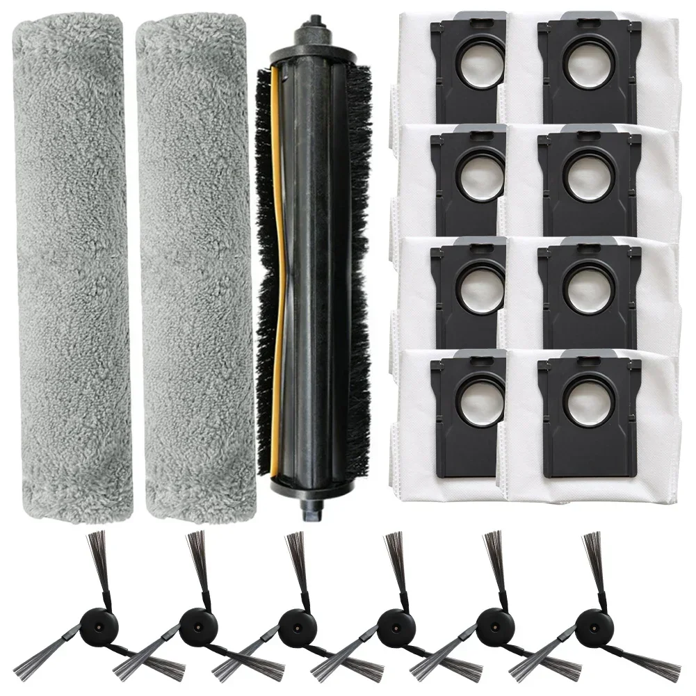 

Side Brushes Set Cleaning Mop Cloth Floor Maintenance Deep Cleaning Accessory Effective Dirt Removal High Absorbency Mop Cloth