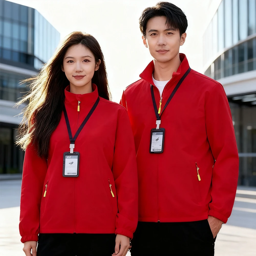 سترة عمل احترافية مقاومة للرياح ومقاومة للماء - سترة واقية لإصلاح السيارات مبطنة بالصوف شديدة التحمل للميكانيكا