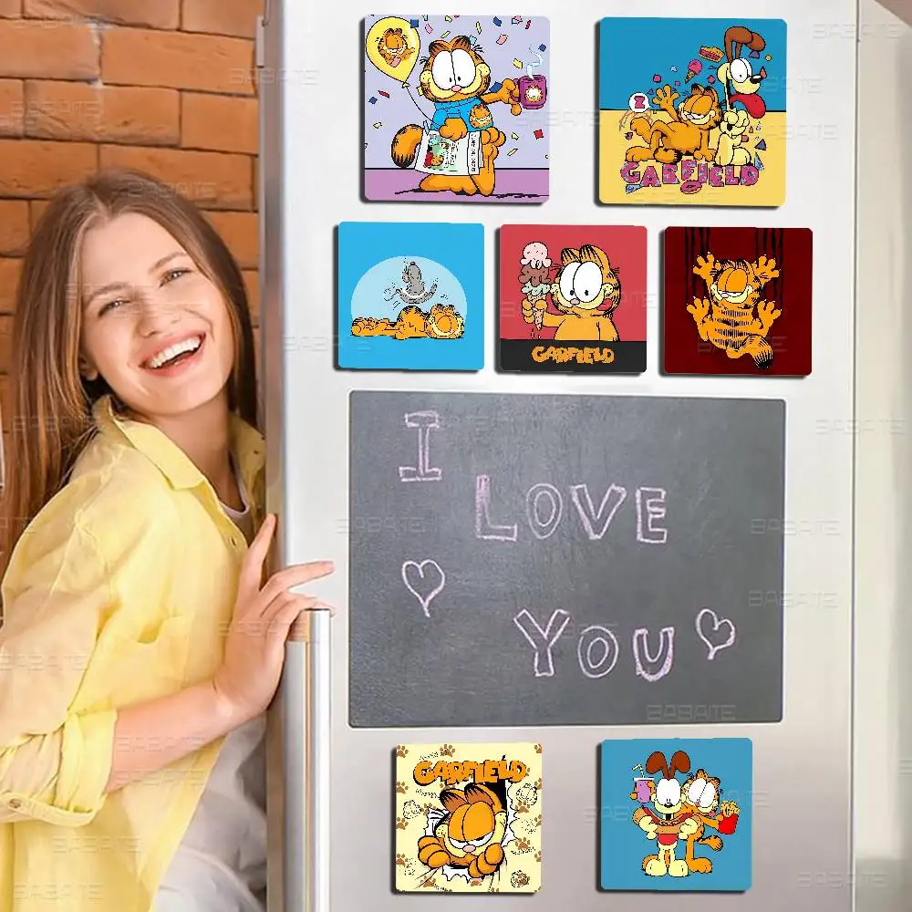 G-Garfield Personalized Creative Classic Painting Magnets Fridge Photo Message Decorative