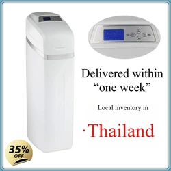 Automatic Water Softener,2000L/H Ion Exchange Resin Water Softener,25L Food Grade, for Whole House Central Hard Water,110V 220V