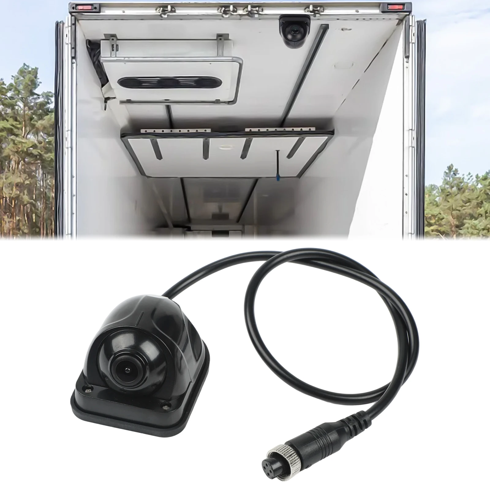 Automotive Rear View Camera Vehicle Camera Black Parking Camera 12V Voltage Advanced Technology Direct Installation