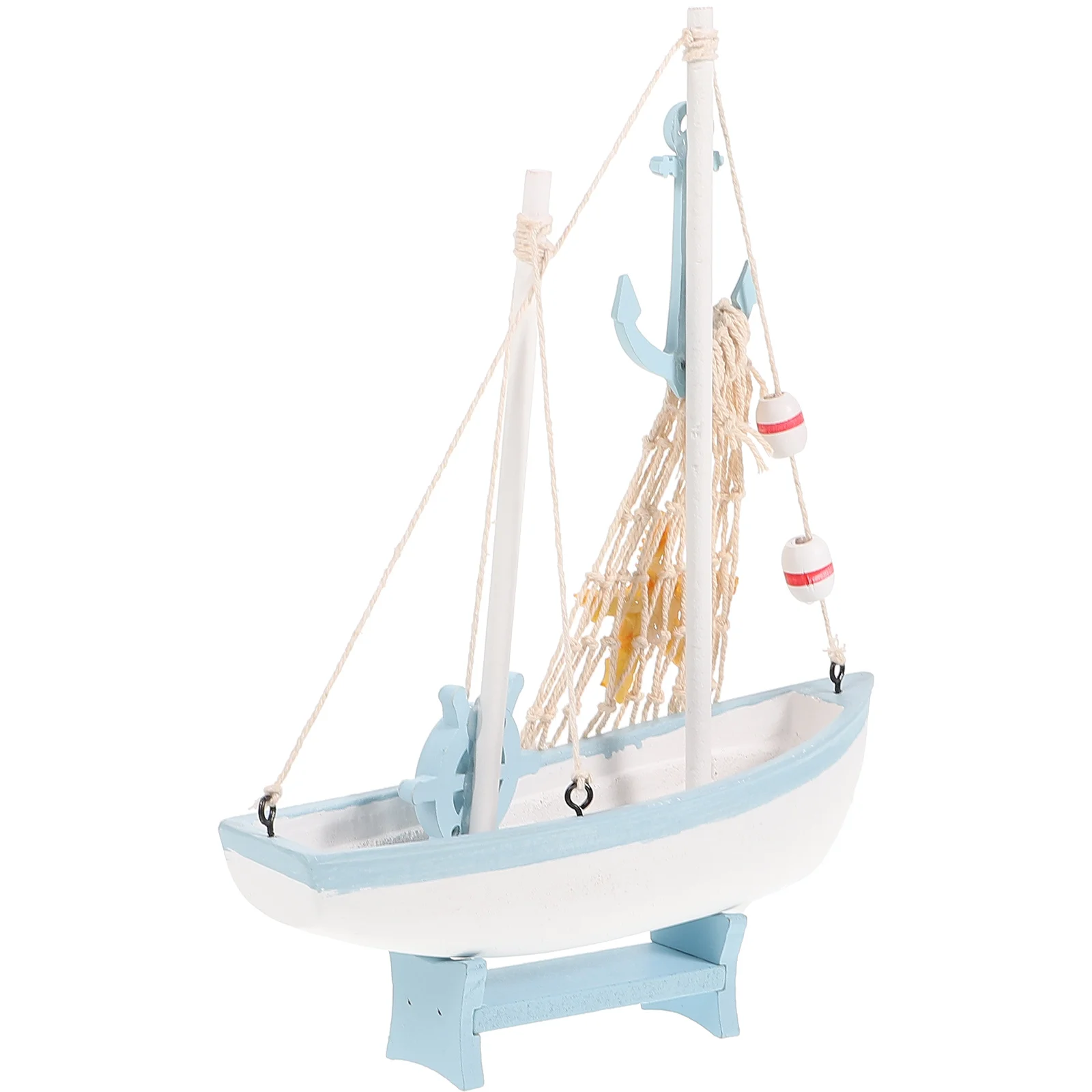

Sail Sailing Decoration Decorations Sailboat Model Dining Table Theme Wood Nautical Ornaments Office