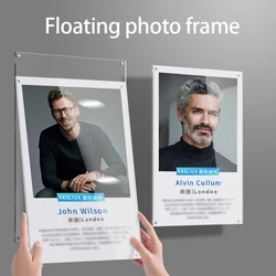 One Piece of Simple A3/A4 Magnetic Photo Frame Which Can Be Used as a Transparent Floating Poster Frame in the Office