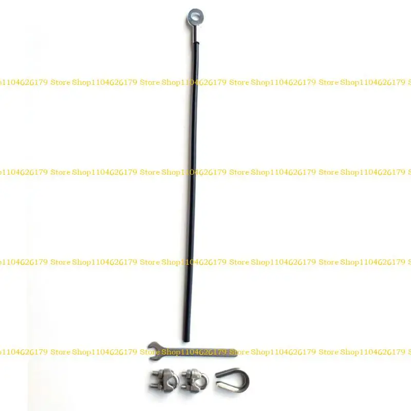 

A1A2 100/200/300/400/500cm Gym Wirerope Heavy Duty Steel Cable Cable Machine Fitness Pulley Machine Steel Wire Rope 5mm Thick