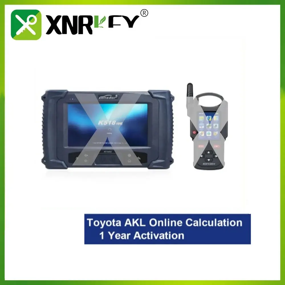 

AKL Online Calculation 1 Year Activation for K518ISE K518S & KH100+ Support For Toyota Lexus All Key Lost Add Key