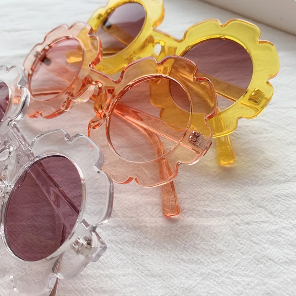 

Sunflower Glasses Transparent Frame Sunglasses For Children Sunglasses Transparent Frame Durable Safe Children Party Toddler