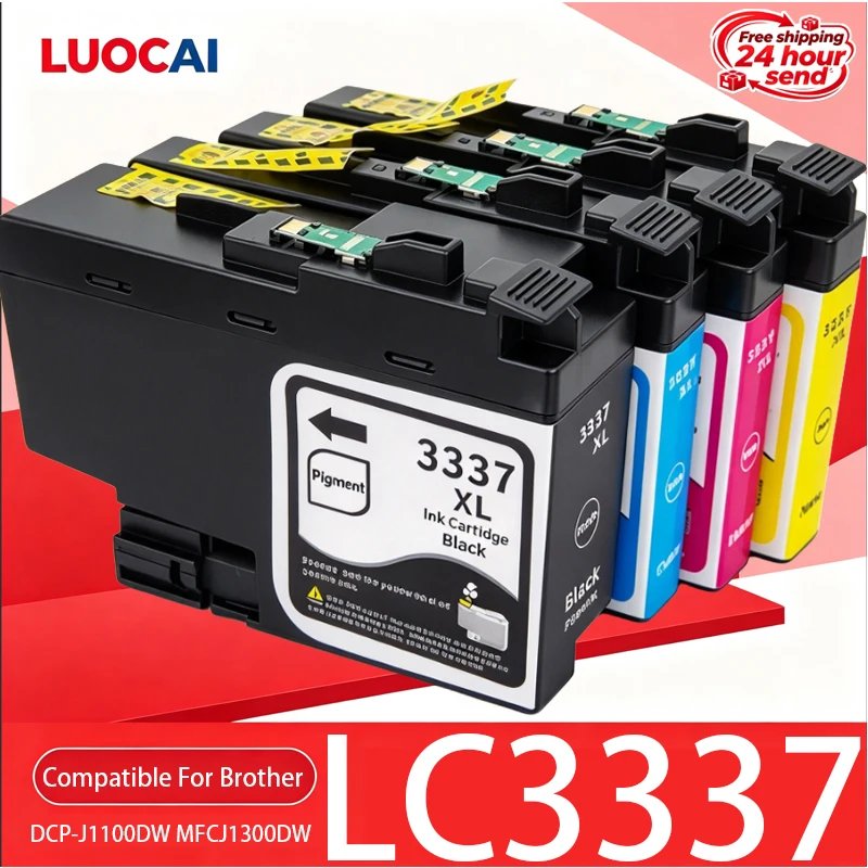 1-5SET LC3337 LC3337XL Ink Cartridge Compatible For Brother  MFC-J5945DW/MFC-J6545DW/MFC-J6945DW/MFC-J5845DW