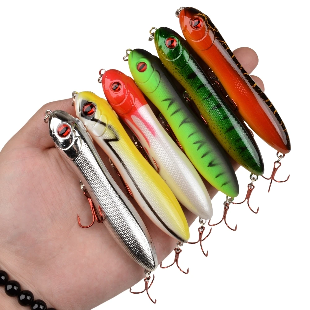 1PCS 10.5cm 16g Floating Pencil Fishing Lure Top Water Dogs Hard Lures Baits Wobbler Artificial Hard Bait Fishing Tackle Pesca