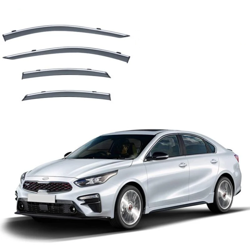 Window Visor Car Accessories Side Window Deflector Weather Shield For Kia Cerato 2003 2004 2005 2006 2007 2008 2009 2010 - 2024