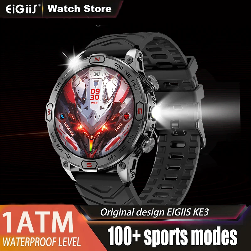 

Men's high-end smartwatch, high-definition Bluetooth call, 450mAh large battery, fitness, 1TM waterproof men's electronic watch