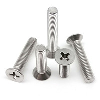 5/10/50pcs M1 M1.2 M1.4 M1.6 M2 M2.5 M3 M3.5 M4 M5 M6 M8 A2 304 Stainless steel Cross Phillips Flat Countersunk Head Screw Bolt