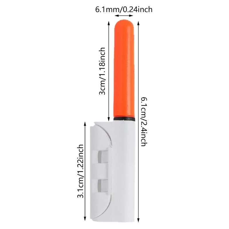  652D LED Night Light Bites Alarm Glow Stick Tube Fishing Rod Tip LED Bites Alarm Fishing Rod Electronic Nighttime Bites Alarm