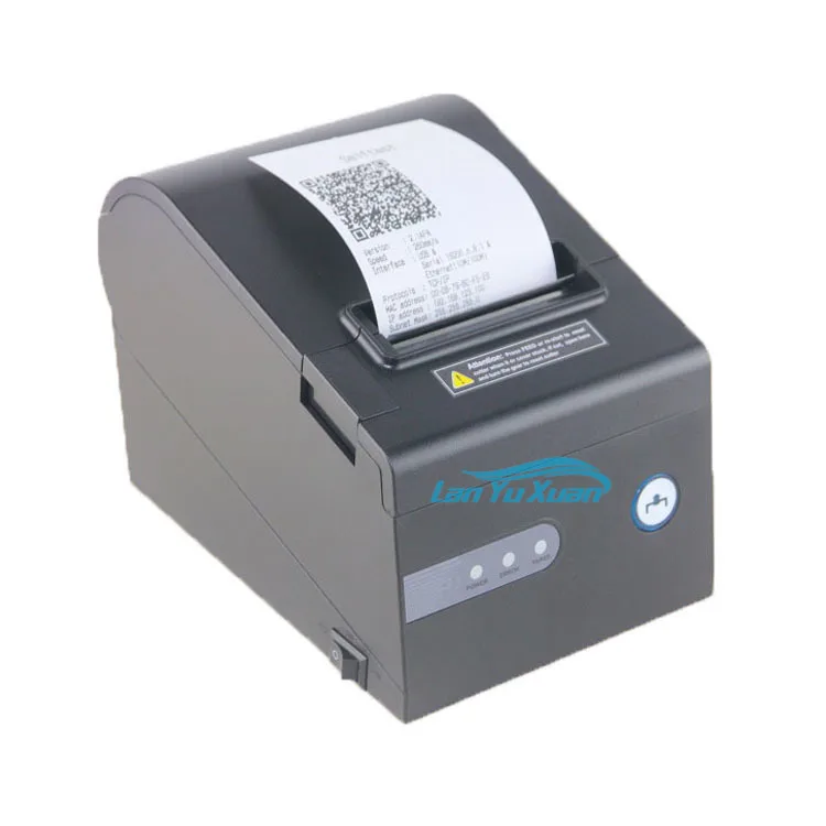 Auto Cutting Fast Speed 3 Interfaces 80mm Thermal Receipt Printer for POS