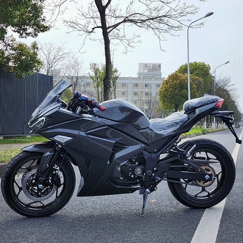 

High Speed Electric Racing Motorcycle Center Motor V6 with Chain Drive