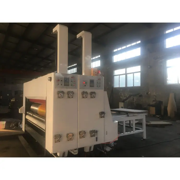 Chain Feeder Karton Drukmachine Flexo Afdrukken Steken Stansmachine