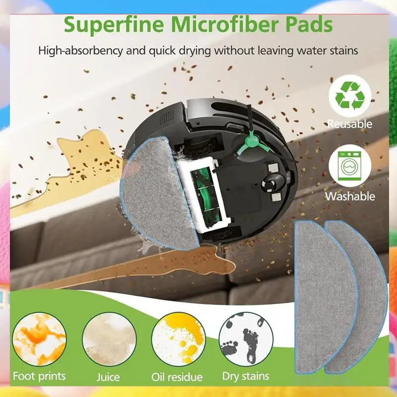 

Запасные части для комбинированного робота-пылесоса Irobot Roomba Q052/105 Vac/105 Q0520 105, аксессуары-ABUA
