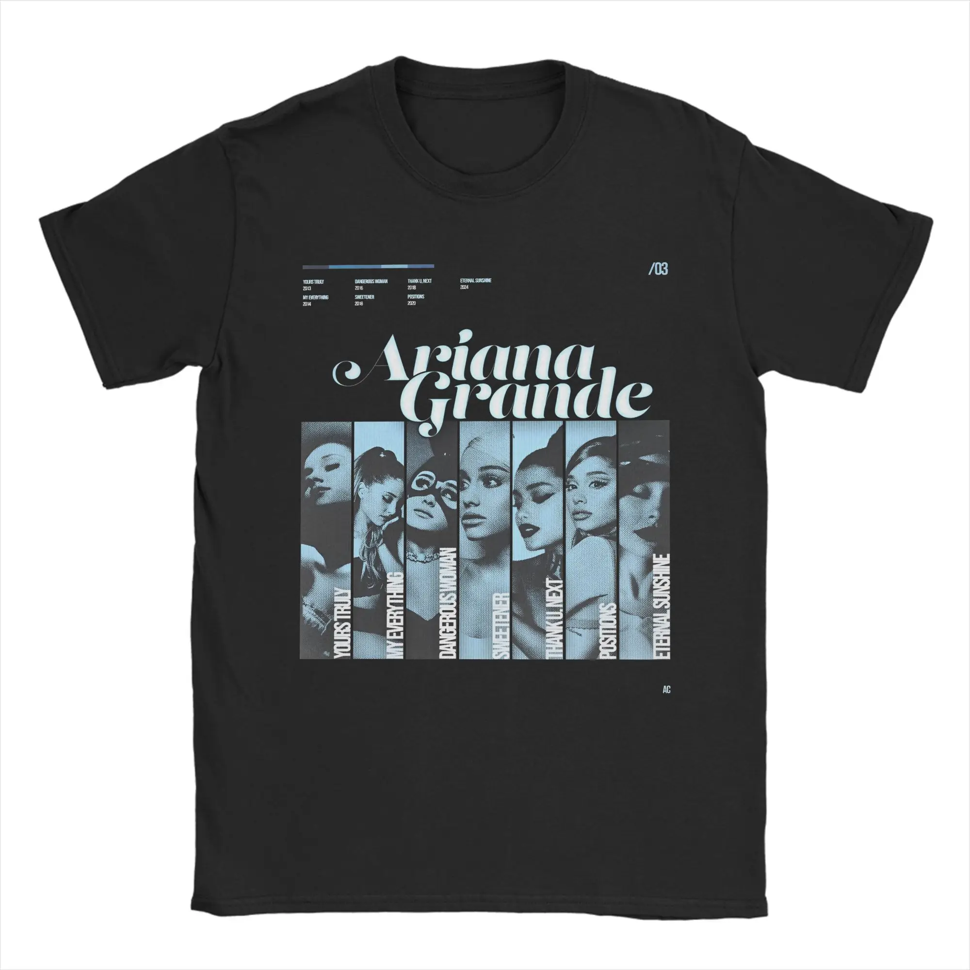 Streetwear T-Shirt Ariana Grande The Eras Tour Cotton T Shirts The Dangerous Woman Era Tshirt for Men's Summer Y2K Casual Tops