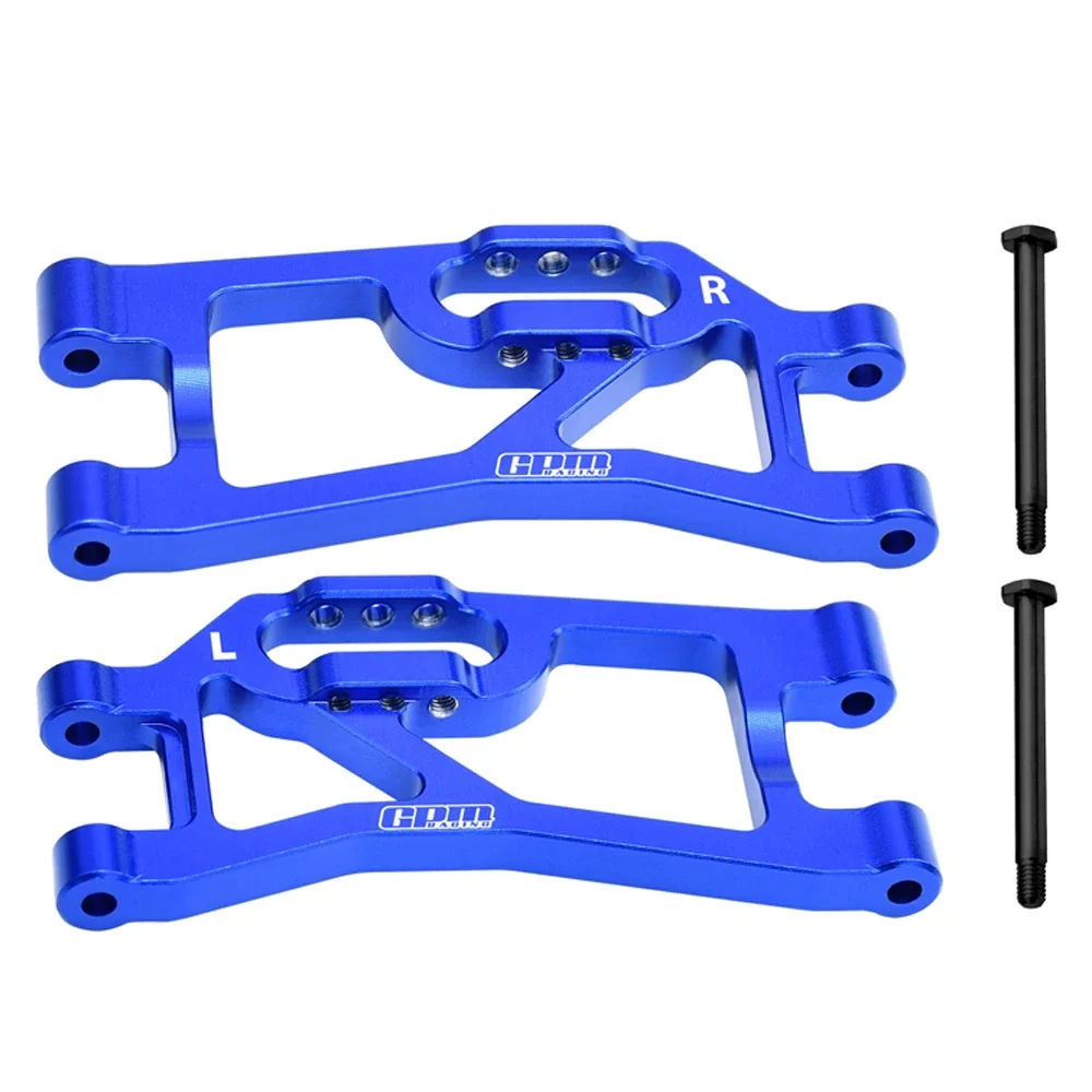 GPM معدن 7075 سبائك الألومنيوم أذرع التعليق السفلي الخلفي 10730 لشاحنة الوحش TRAXXAS Mini Maxx 107154 -1 أجزاء ترقية سيارة RC #2