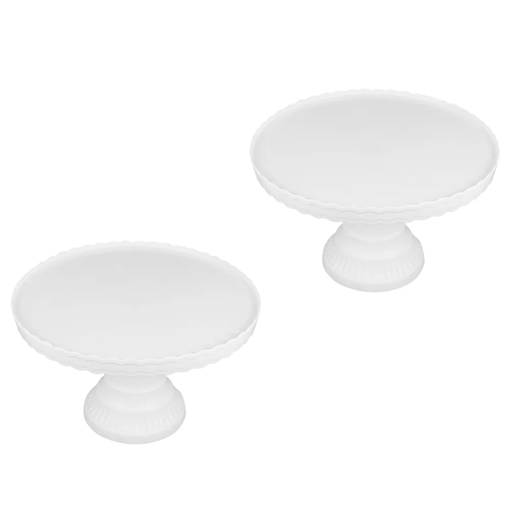 

2 шт. подставка для торта, белый полипропиленовый материал, экологически чистая стойка для свадебной вечеринки, десерта для фруктов, элегантный современный стиль