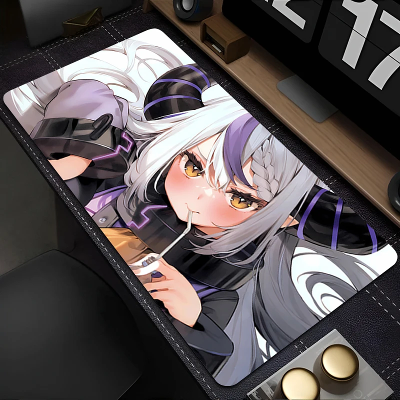 

Mousepad Laptop Mouse Pad Office PC Accessories Keyboard Pad Hololive La Darknesss Rubber Cup Mat Soft Mouse Mat Large Desk Mat