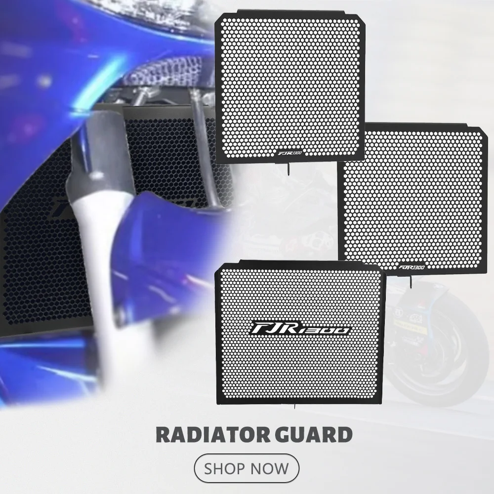 

FJR1300 Motorcycle Accessories Radiator Grille Guard Cover Protector For Yamaha FJR1300 All Models 2001-2002-2003-2004-2005