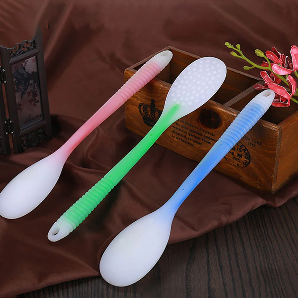

3 Pcs Back Massage Stick Silicone Meridian Pat Body Care Tool Portable Shoulder Neck Legs Foot Pain Relief Massager
