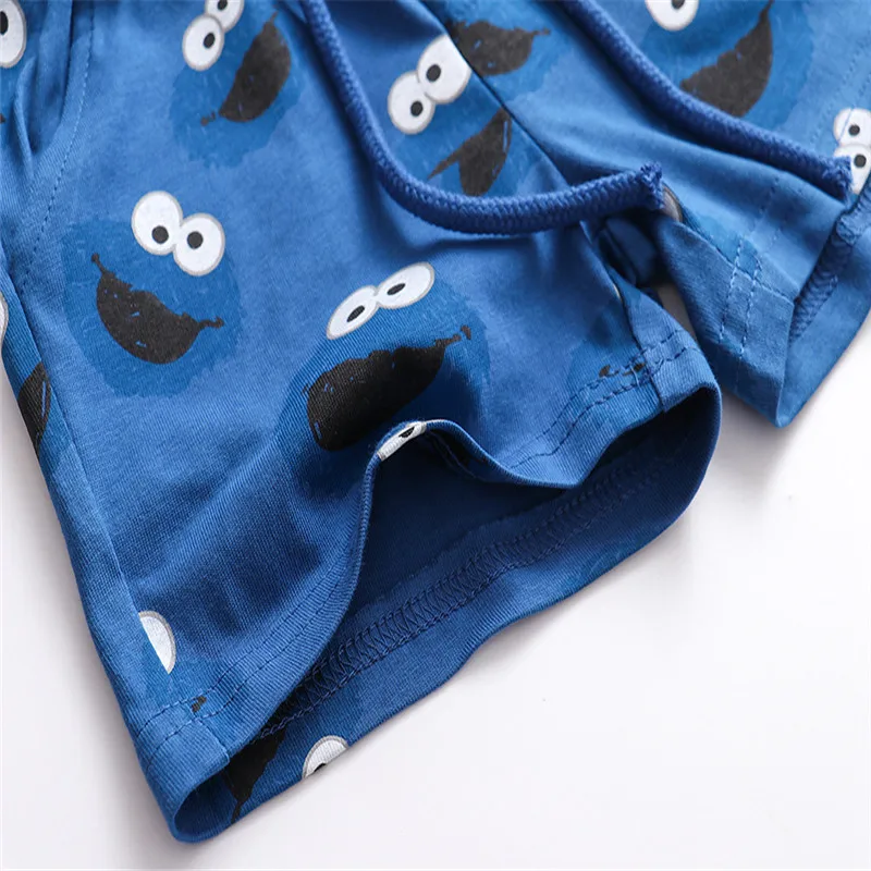 Pantalones cortos con estampado de animales de dibujos animados para niños y niñas, pantalón con estampado de tiburón, ropa de bebé