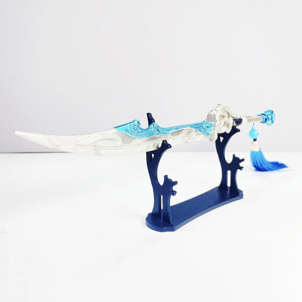 11,8 Zoll Naraka Bladepoint Metall Katana Schwert Original Samurai Japanischer Katana Säbel Ninja Messer Cosplay Zubehör Prop Spielzeug