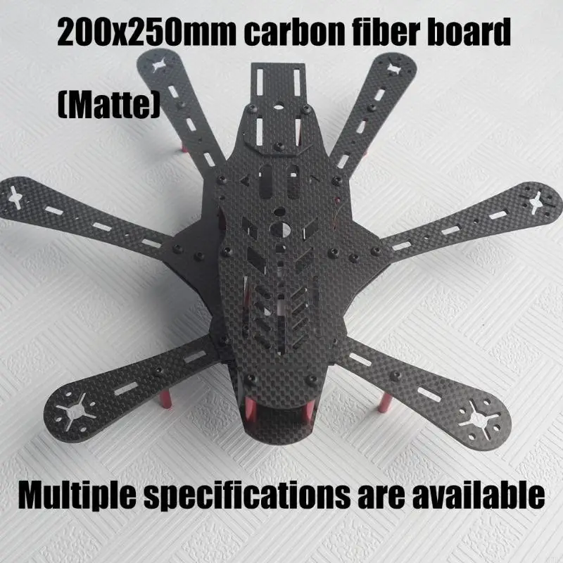 Piatta per schede in fibra carbonio H7BC 3K 200x250 mm fogli pannello in fibra fibra carbonio