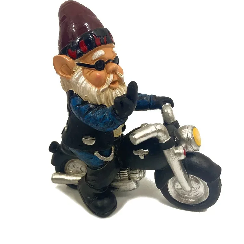 Mini Garden Christmas Decoration Home Ornament Resin Crafts Gnome Statue Old Man Christmas Gift Dwarf
