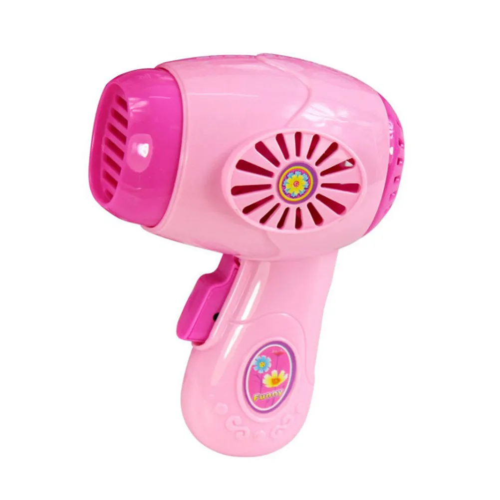 Pink Electric Hair Dryer Simulation Plastic Home Appliance 15x85x15cm Creative Educational Role Play Fun Kids Indoor Activity