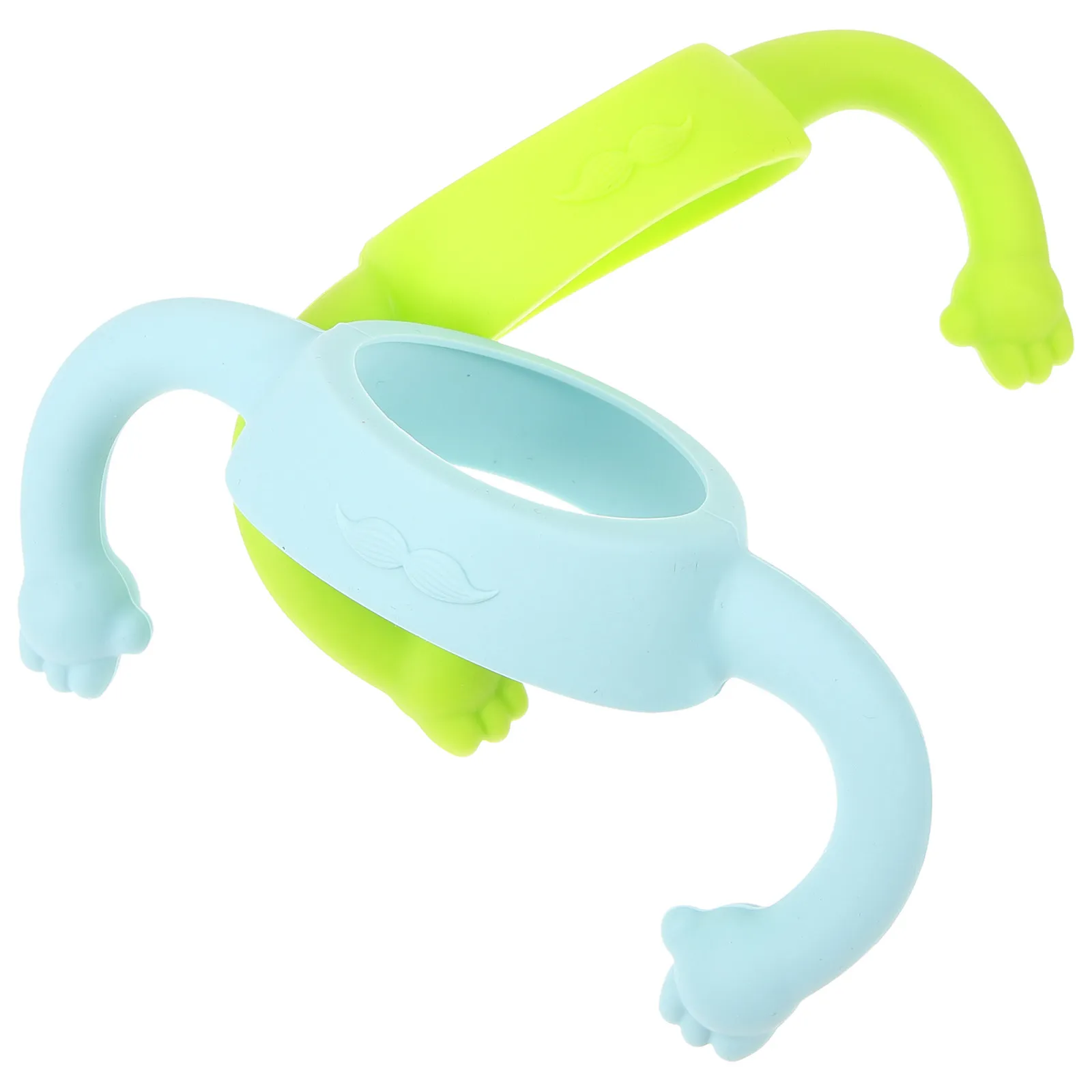 

2Pcs Soft Silicone Baby Bottle Handles Universal Fit for Toddler Milk Bottles Easy Installation Baby Bottle Handles