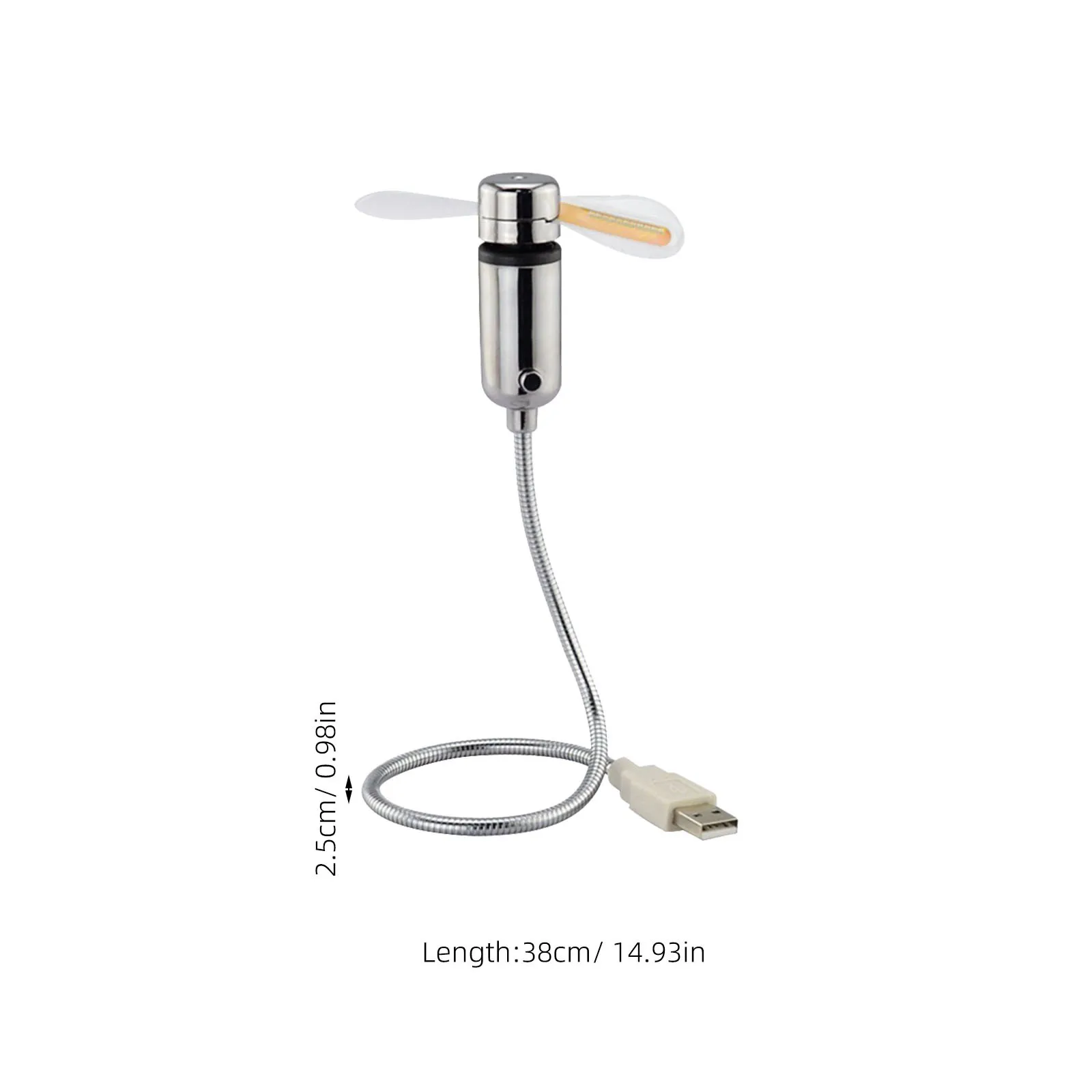 5-delige set van 5 computerventilatoren USB draagbaar met tabletkoeler Oplaadbare flexibele desktophandheld