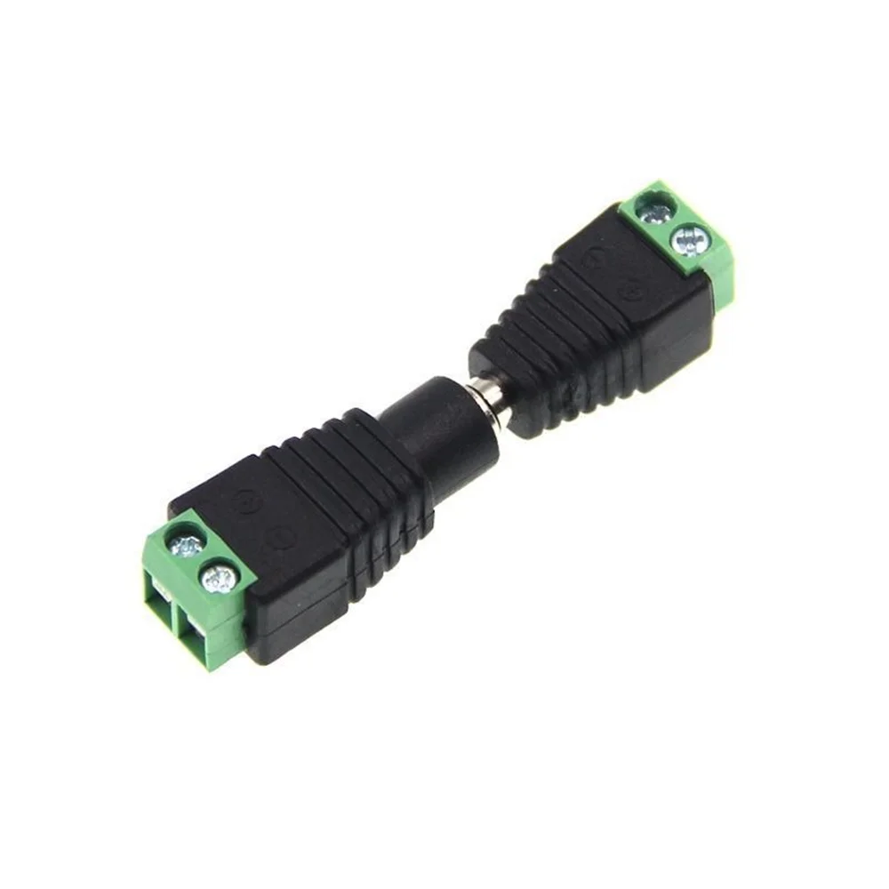 5 Paar schweiß freier Gleichstromst ecker für Stecker und Buchse 5.5*2,1mm schweiß freier Gleichstrom-Buchsen kopf mit grüner Klemme – Detail 1
