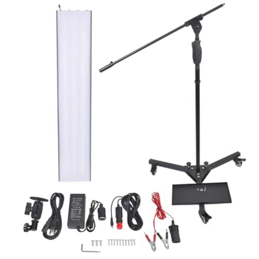 ไฟสะท้อนแสงสำหรับซ่อมรอยบุบแบบไม่ทำสี พร้อมแถบไฟ LED ขนาด 92x18 ซม. สำหรับการซ่อมรอยบุบอย่างแม่นยำ