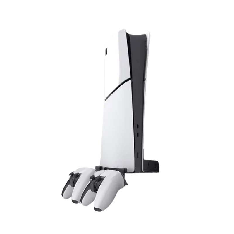 Wall Mount Bracket With Controller Holder - Compatible With Slim Digital And Disc Editions-N35R