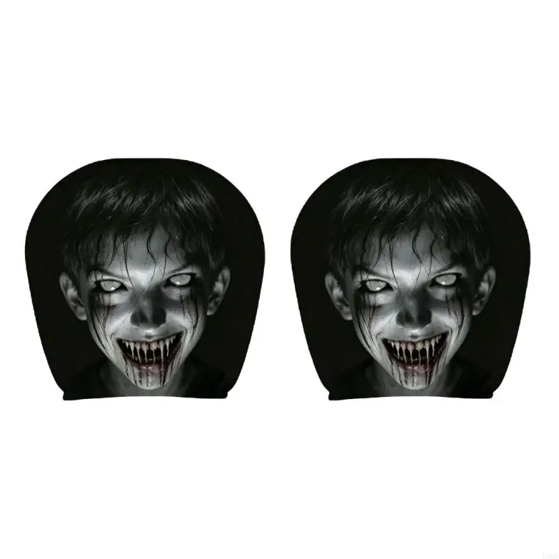 Vehicle Covers Prank Face Expression Quick Installation Headrest Cover New