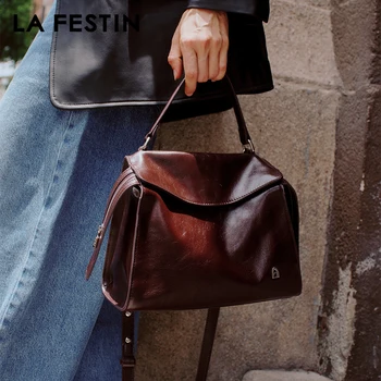 La festin 2024 nova tendência bolsas de luxo bolsa de couro das mulheres crossbody sacos grande capacidade moda sacos de ombro