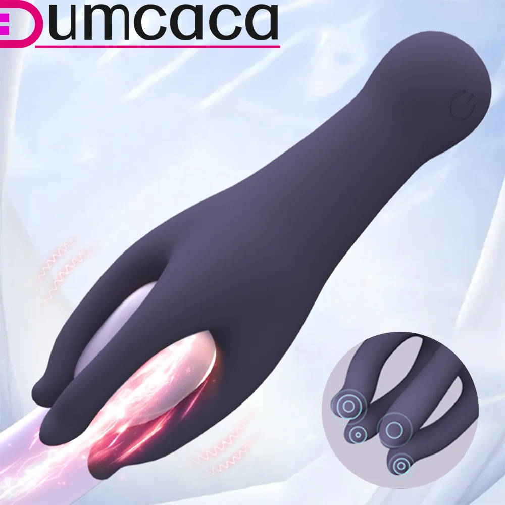 G Spot Masturbator Penis Training Vibrator Male Masturbator Glans Stimulator Glans Trainer for Men Powerful Vibrating Sex Toys