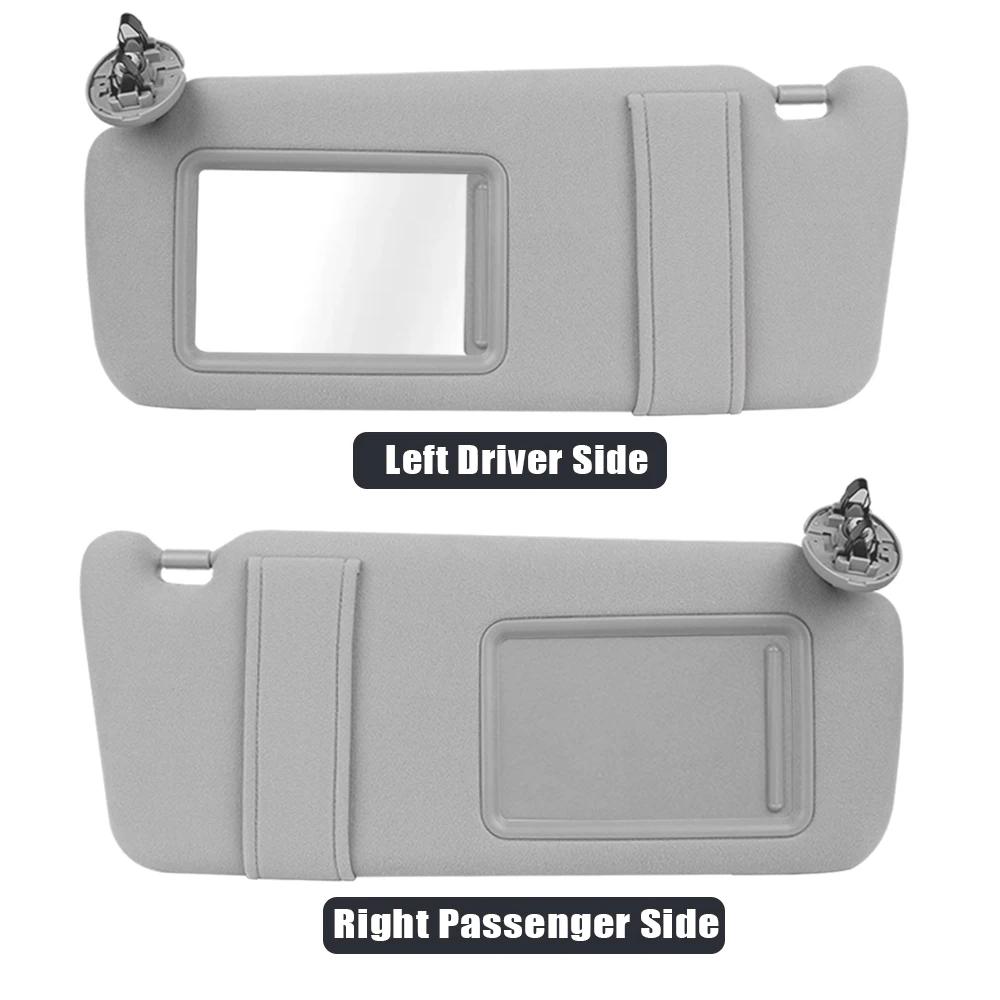 Gray Car Sun Visor Sunshade For Toyota Camry 2007 2008 2009 2010 2011 Driver Passenger side Right Left OEM 7432006780B0