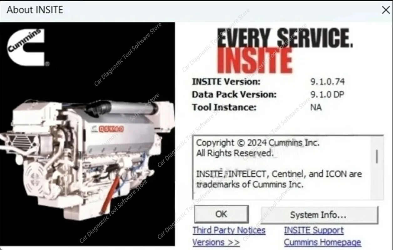 2026 FOR Cummins INSITE V9.1/ Cummins Insite 8.9+ unlock keygen Fault Code Adjustment Editing Disassembly ECM cummins insite 9.1